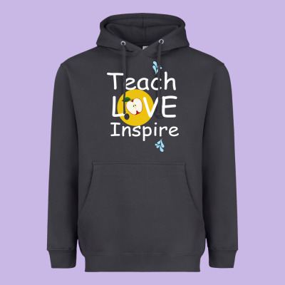 Teach Love Inspire Heavyweight Hoodie Designed By Bettercallsaul