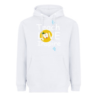 White teach love inspire Heavyweight Hoodie - Bettercallsaul