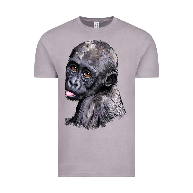 Baby Gorilla Head Vintage Tee by LillyAllenDesigns | Teevron