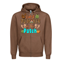Chestnut cutest pumpkin in the patch Zipper Hoodie - BundleAndBundleShop