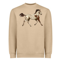 Mushroom Appaloosa Horse Heavyweight Sweatshirt - LillyAllenDesigns
