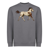 Storm Appaloosa Horse Heavyweight Sweatshirt - LillyAllenDesigns