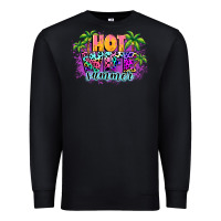 Black Hot wife summer Premium Sweatshirt - NancyCooperArtShop