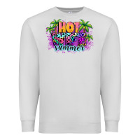 Dove Grey Hot wife summer Premium Sweatshirt - NancyCooperArtShop