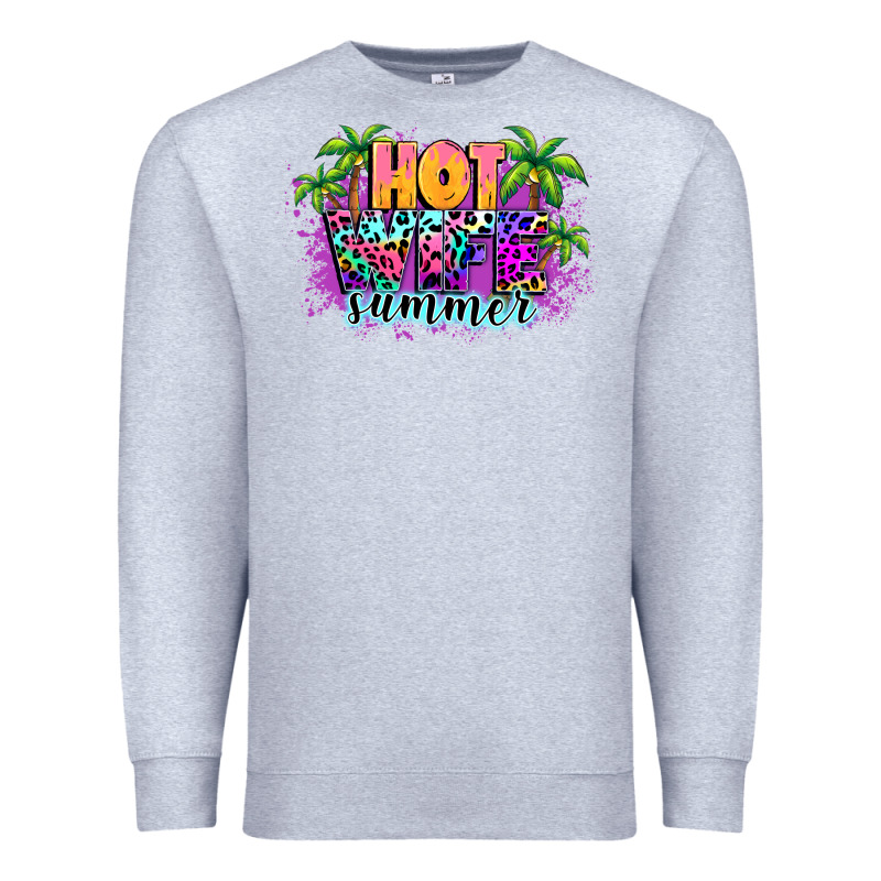Hot Wife Summer Premium Sweatshirt by NancyCooperArtShop | Teevron