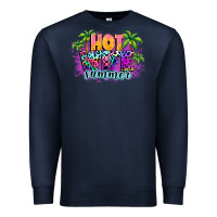 Navy Hot wife summer Premium Sweatshirt - NancyCooperArtShop