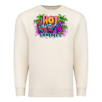 Sandshell Hot wife summer Premium Sweatshirt - NancyCooperArtShop