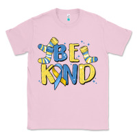 Bubblegum Pink be kind Classic Tee - MaliasSmallBusiness