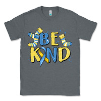 Charcoal Heather be kind Classic Tee - MaliasSmallBusiness