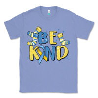 Colony Blue be kind Classic Tee - MaliasSmallBusiness