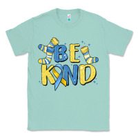 Seafoam be kind Classic Tee - MaliasSmallBusiness