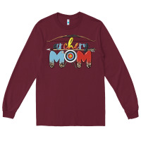 Burgundy archery mom Long Sleeve Tee - MaliasSmallBusiness