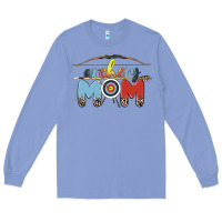 Colony Blue archery mom Long Sleeve Tee - MaliasSmallBusiness
