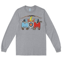 Heather Grey archery mom Long Sleeve Tee - MaliasSmallBusiness