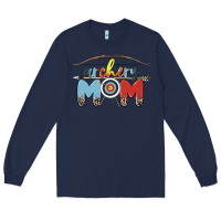 Navy archery mom Long Sleeve Tee - MaliasSmallBusiness