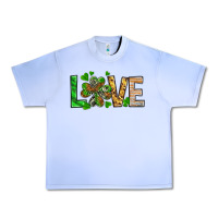 Grape Ice love luck with clover Urban Heavy Tee - NancyCooperArtShop