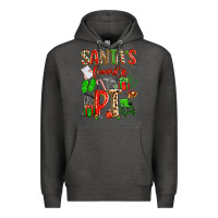 Charcoal Heather santa's favorite pt Premium Hoodie - texasbilliewilder
