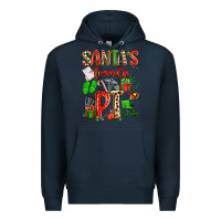 Navy santa's favorite pt Premium Hoodie - texasbilliewilder