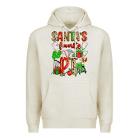 Oatmeal Heather santa's favorite pt Premium Hoodie - texasbilliewilder