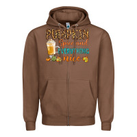 Chestnut pumpkin spice and everything nice Zipper Hoodie - BundleAndBundleShop