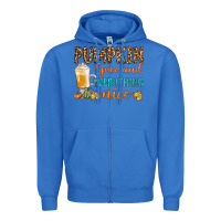 True Royal pumpkin spice and everything nice Zipper Hoodie - BundleAndBundleShop