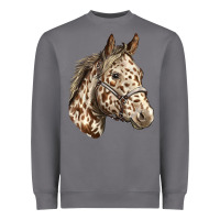 Storm appaloosa horse Heavyweight Sweatshirt - LillyAllenDesigns