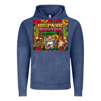 Vintage Denim hispanic heritage month gnomes tumbler Vintage Hoodie - BundleAndBundleShop