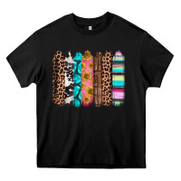 Black Western brushstrokes Heavy Core Tee - CTS Tumbler Store