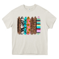 Cream Western brushstrokes Heavy Core Tee - CTS Tumbler Store