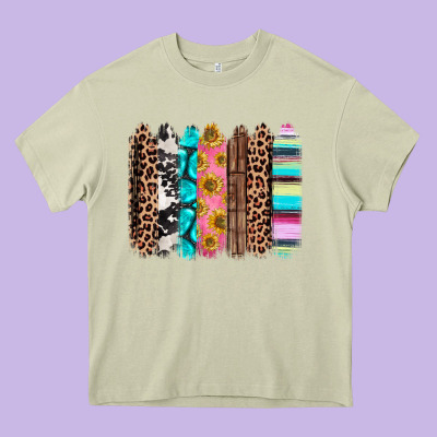 Western Brushstrokes Heavy Core Tee Designed By Cts Tumbler Store