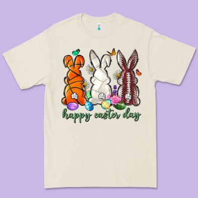 Happy Easter Day With Sports Premium Tee Designed By Neo Western