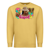Antique Gold Afro woman with sunkissed Premium Sweatshirt - NancyCooperArtShop