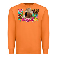 Carrot Afro woman with sunkissed Premium Sweatshirt - NancyCooperArtShop