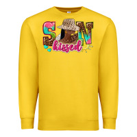 Lemon Afro woman with sunkissed Premium Sweatshirt - NancyCooperArtShop