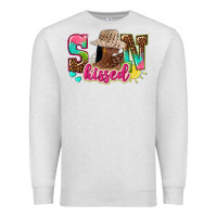 Oatmeal Heather Afro woman with sunkissed Premium Sweatshirt - NancyCooperArtShop