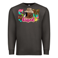 Smoke Afro woman with sunkissed Premium Sweatshirt - NancyCooperArtShop