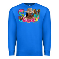 True Royal Afro woman with sunkissed Premium Sweatshirt - NancyCooperArtShop
