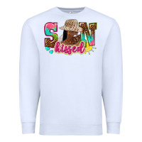 White Afro woman with sunkissed Premium Sweatshirt - NancyCooperArtShop