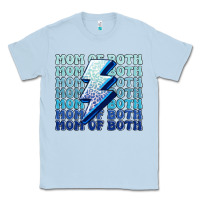 Dusty Blue mom of both boys Classic Tee - MaliasSmallBusiness