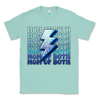 Seafoam mom of both boys Classic Tee - MaliasSmallBusiness