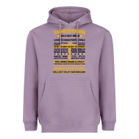 Lavender TAURUS FACTS Heavyweight Hoodie - Bettercallsaul