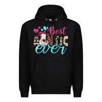 Black best auntie ever Premium Hoodie - JahusDesignShop