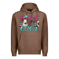 Chestnut best auntie ever Premium Hoodie - JahusDesignShop