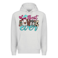 Dove Grey best auntie ever Premium Hoodie - JahusDesignShop