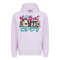 Lilac best auntie ever Premium Hoodie - JahusDesignShop