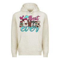 Oatmeal Heather best auntie ever Premium Hoodie - JahusDesignShop