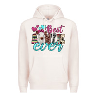 Pale Pink best auntie ever Premium Hoodie - JahusDesignShop