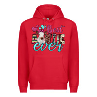 Red best auntie ever Premium Hoodie - JahusDesignShop