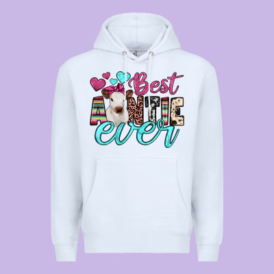 Best Auntie Ever Premium Hoodie Designed By Jahusdesignshop