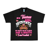 Black as a taurus girl zodiac girls Urban Heavy Tee - Jasminsmagicworld